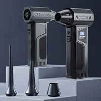 Soplador de aire eléctrico portátil 180000PRM, ventilador Turbo Jet, Motor sin escobillas, Mini ventilador Turbo Jet de alta velocidad, soplador violento de viento ajustable