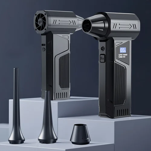 Soplador de aire eléctrico portátil 180000PRM, ventilador Turbo Jet, Motor sin escobillas, Mini ventilador Turbo Jet de alta velocidad, soplador violento de viento ajustable