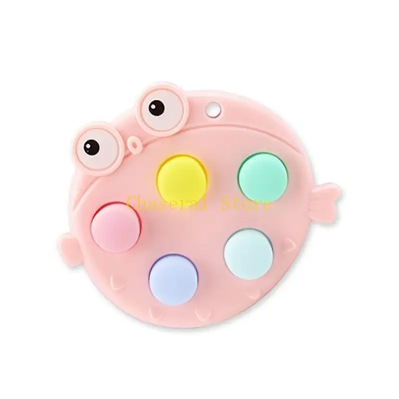 E7CE Stress Toy Pheat Fish Bubble Pressing Photostudio Pups Kids Sensory Toy