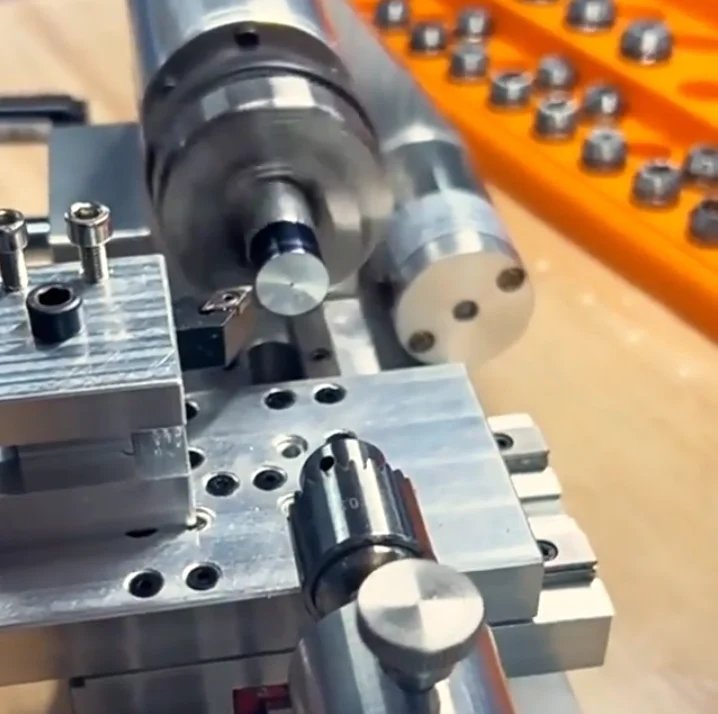DIY Mini Lathe Machine Small Desktop Lathe for Scientific Experiment Engineering Model Making