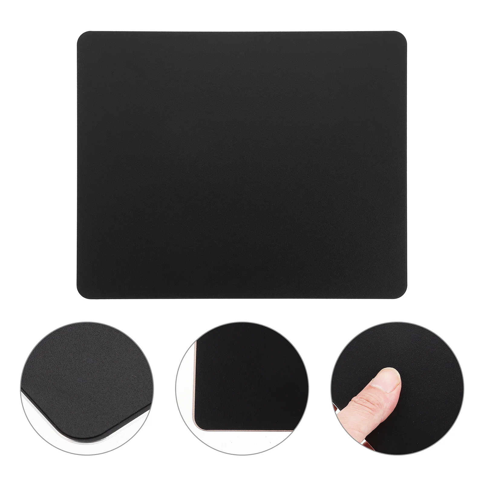 

Ergonomic Aluminum Mouse Pad Double-Sided Usage for Office and Gaming Smooth Surface Metal Desk Mat Long-Lasting
