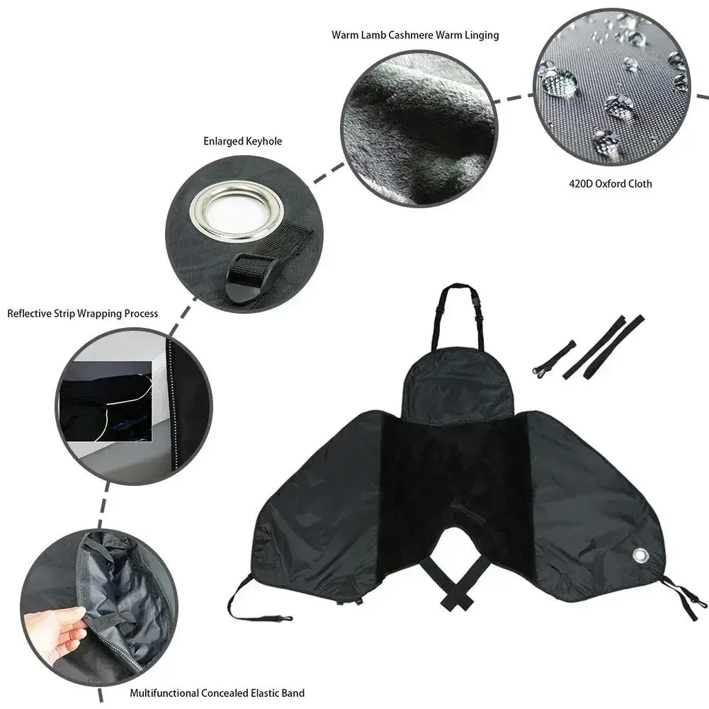 Universal Leg Cover Scooters Motocycle Rain Wind Cold Moisture Weather Windproof Winter Quilt For Honda Peugeot YAMAHA Parts