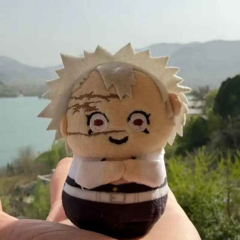 Demon Slayer:kimetsu No Yaiba Shinazugawa Sanemi Nunu Body Q-Version Doll Palm Toy Desk Display Toys Anime Collect Ideal Gift
