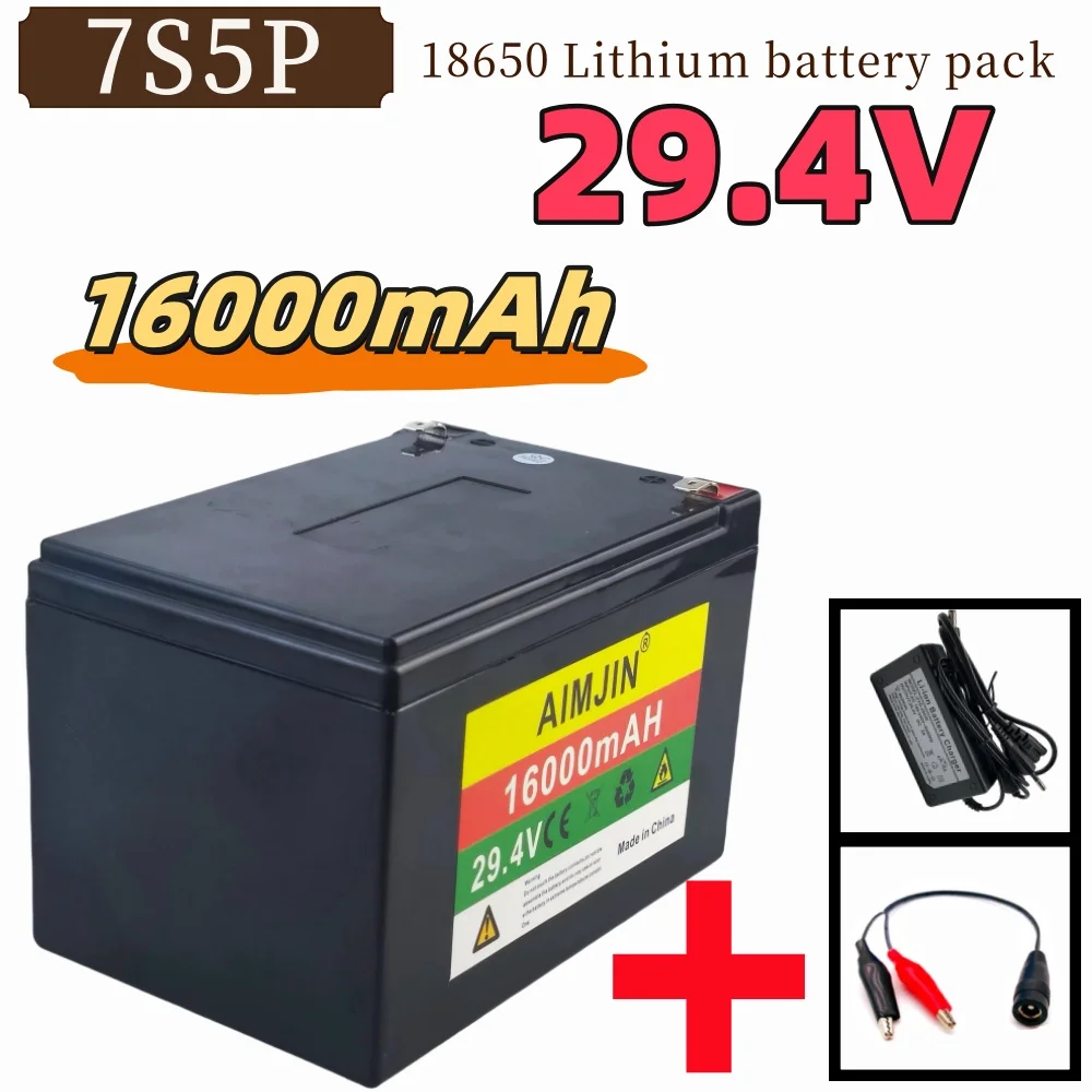 

100% New 7s5p Power Battery 24V 16ah Battery Pack 500W 29.4V 16000mah Wheelchair Lithium-Ion Battery Can Be Pur