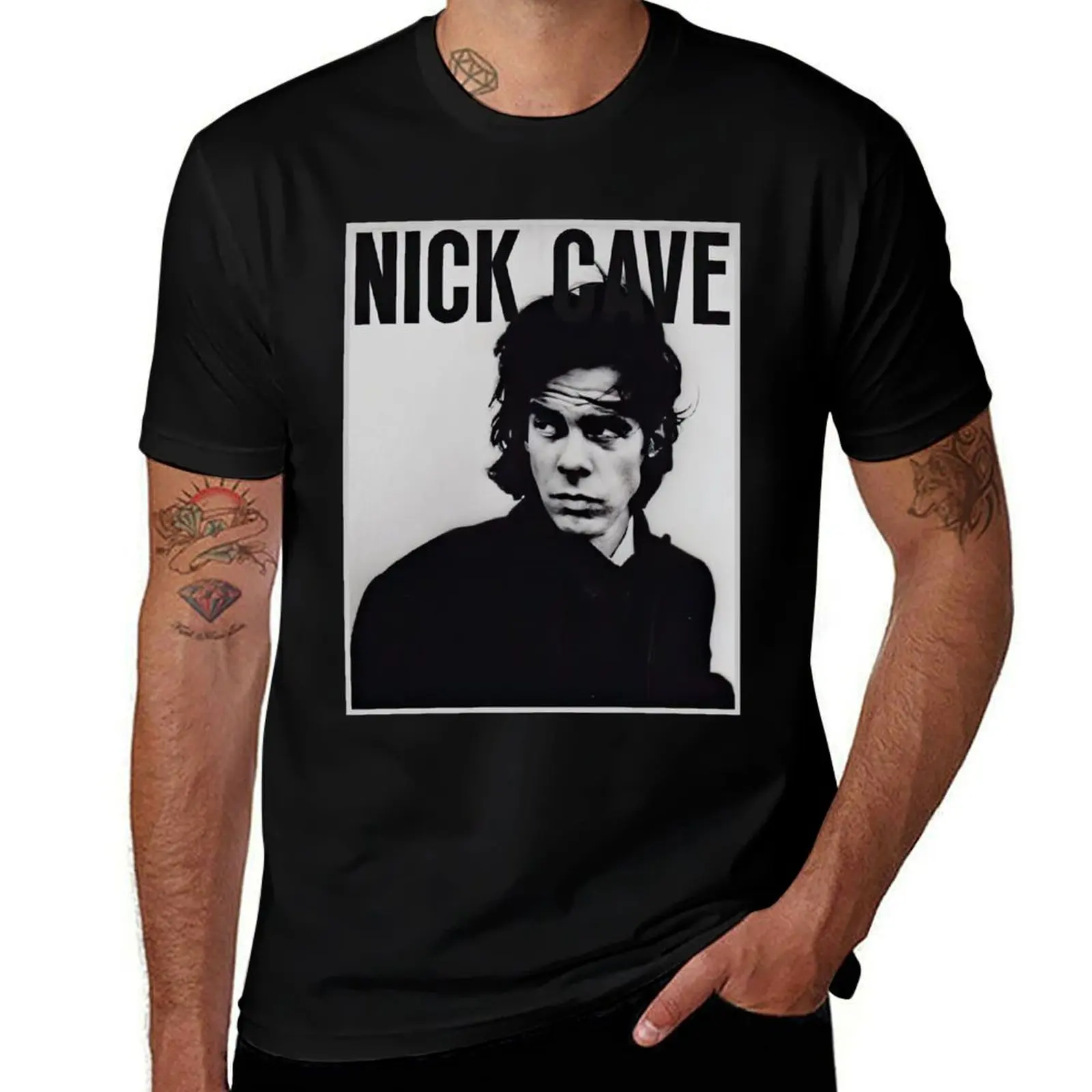 

Nick Cave And The Bad Seeds 90’s Concert Tour T-Shirt Aesthetic clothing big and tall t shirts for men