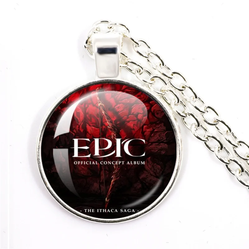 25mm Round Necklace Epic The Musical Pendant Greek Mythology Character Odysseus Charms Jewelry Fans Gift