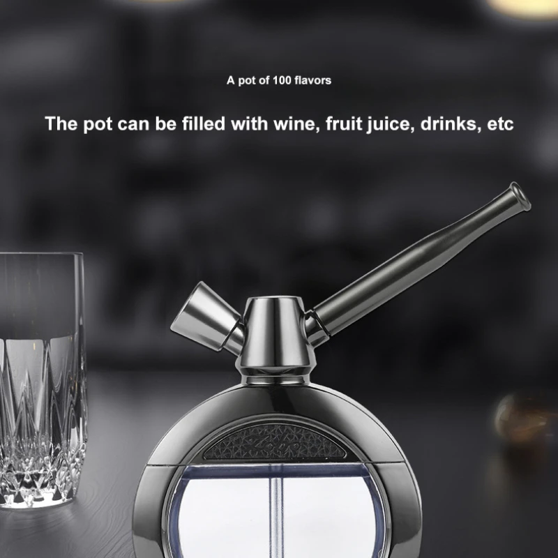 ZOBO الشيشة الأنابيب سبائك الزنك الصغيرة التي يسهل اختراقها تصفية حامل السجائر الرجال والنساء النرجيلة مجموعة مزدوجة تصفية الدخان الأنابيب مجموعة التبغ