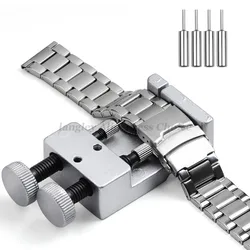 Metal Watch Repair Tool Adjusting Watch Strap Tool with Watch Pin 2 in 1 Band Bracelet Link Pin Tool Remover Easy To Remove