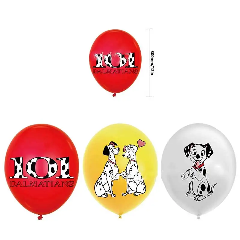 One Hundred and One Dalmatians Birthday Party Decoration Animal  Balloon Banner Cake Kids Backdrop Kindergarten Baby Shower Gift