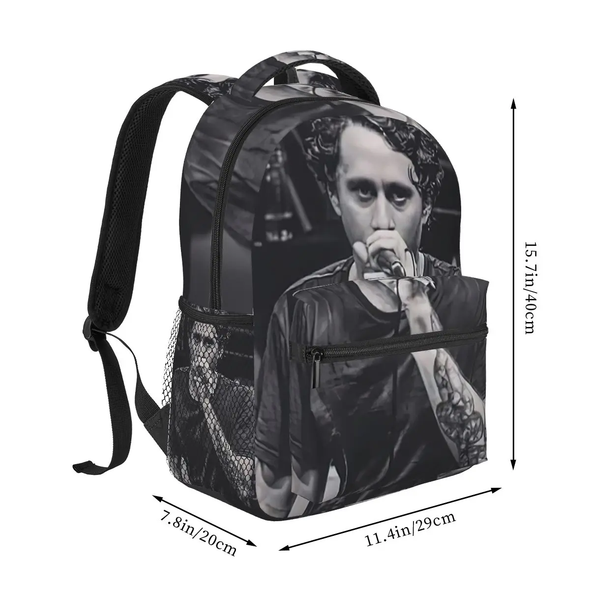 Rapper Canserbero Tee All We Need Is Love Backpack Hot Sale Daypack Kids BookBag School Bag Shoulder Bags for Men Women