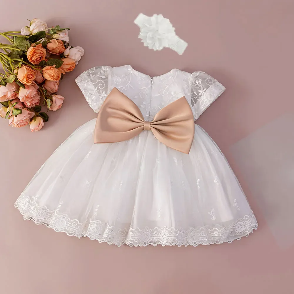 vestido-de-bautizo-de-encaje-blanco-para-ninas-pequenas-mangas-cortas-y-lazo-dorado-vestido-de-primera-comunion-para-bebes-con-gorro