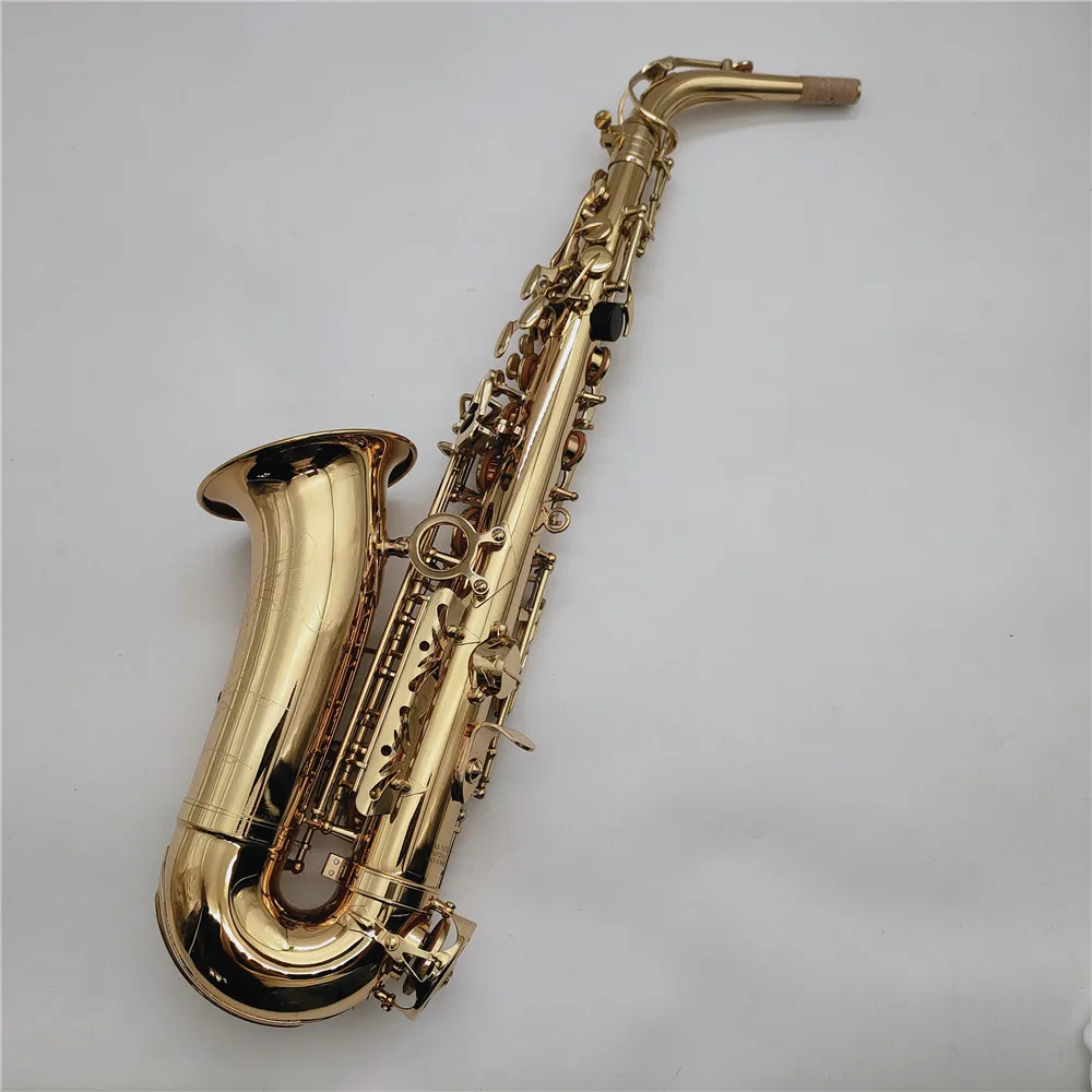 Jupiter JAS-767GL Alto Eb Tune Saxophone New Arrival Brass Gold Lacquer Music Instrument E-Flat Sax with Case Accessories