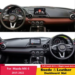 For Mazda MX-5 MX5 2.0 SE-L Nav IV ND 1.5 ND6E Miata RF Targa GT Cargo 2015-2022 Dashmat Dashboard Cover Pad Dash Mat Carpet