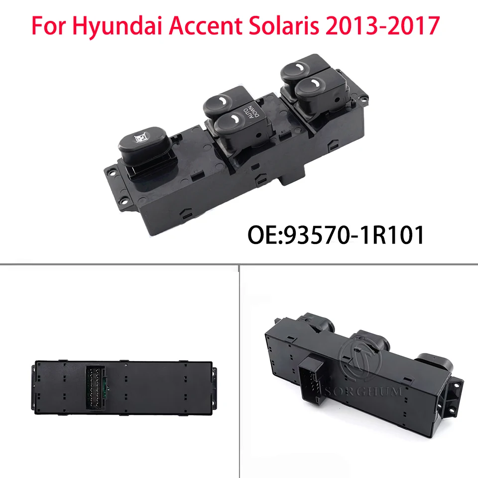 

OE: 93570-1R101/ 93580-1R000 For Hyundai Accent Solaris 2013-2017 Car window lifter switch, electric window switch controller