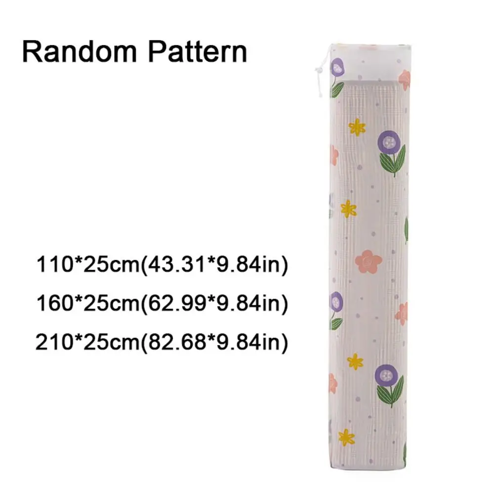 PEVA كول حصيرة حقيبة التخزين الغبار مقاوم للماء الخيزران حصيرة غطاء للطي مقاوم للرطوبة مستقيم حوض الخيزران حصيرة غطاء المنزلية #6