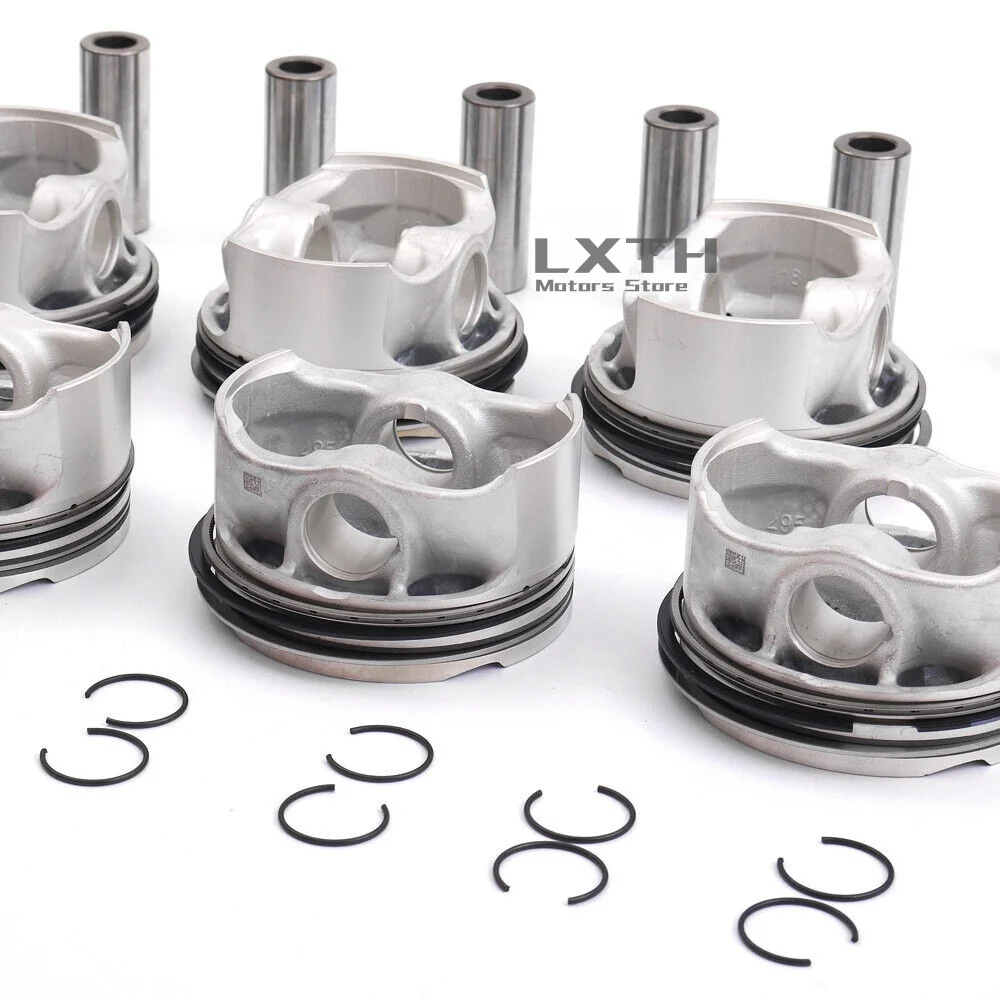 8x Pistons & Rings Set STD A11257613626 A11257574822 A11257576475 For BMW 550i 750i X5 F10 F02 F07 E70 E71 N63B44A 4.4