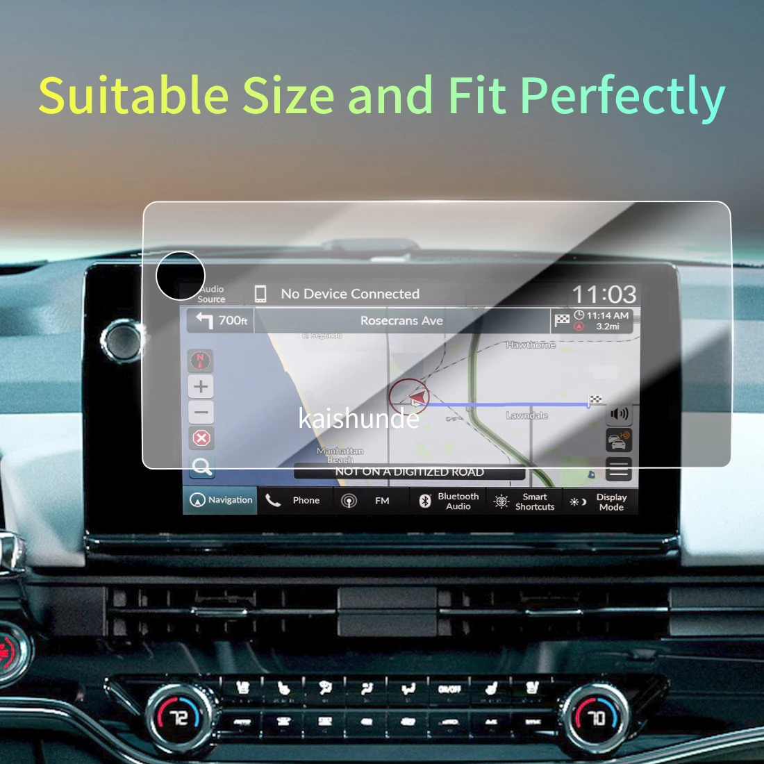 Car Stickers Meters Protector For 26 HONDA Prologue Tempered Glass Protective Film Display Navigation Vehicle