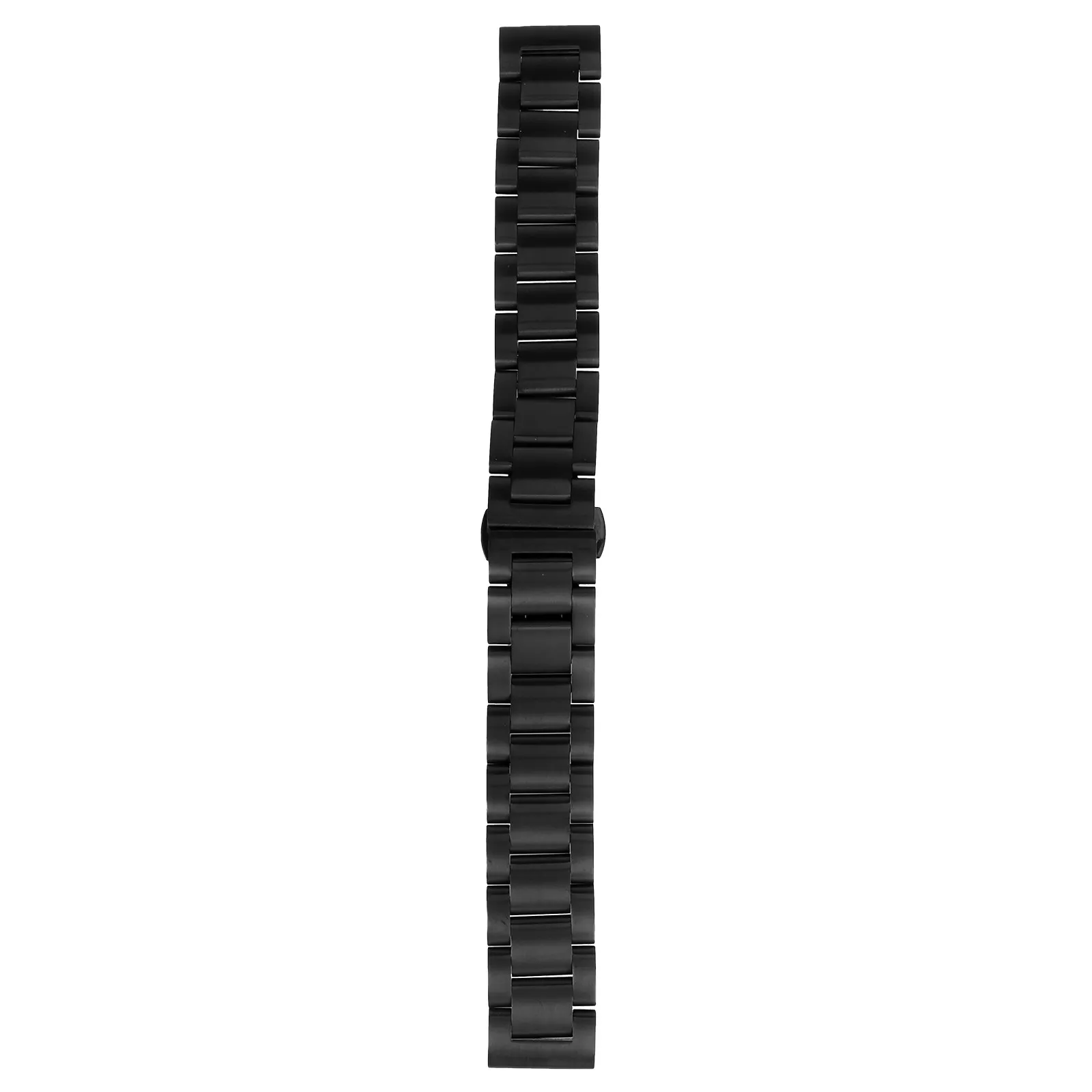 18Mm Stainless Steel Watch Band Solid Metal Sanding Finish High End Chic Replacement Strap Comfort Fit Seamless Welding