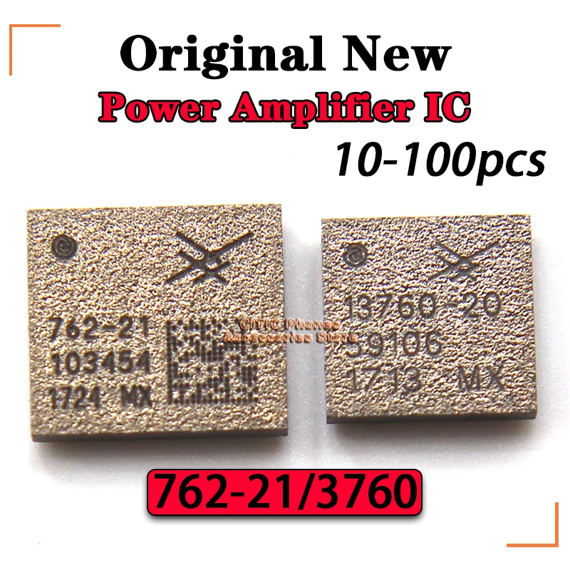 10-50pcs New Original 3760 762-21 For iPhone 8 8Plus Power Amplifier IC SKY13760-20 SKY13762-21 DSM_HB_E Signal Module