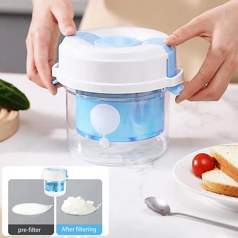 Reusable versatile yogurt bag anti-oil serum, food vegetable semi-yogurt maker filter, soymilk juice