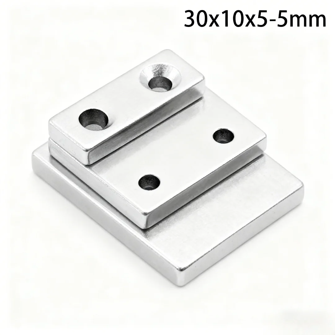 30x10x5-5mm Sheet Powerful Magnets 30x10x5-5 Strong Block Magnets For Fridge DIY Building Scientific Craft Education 30*10*5-5