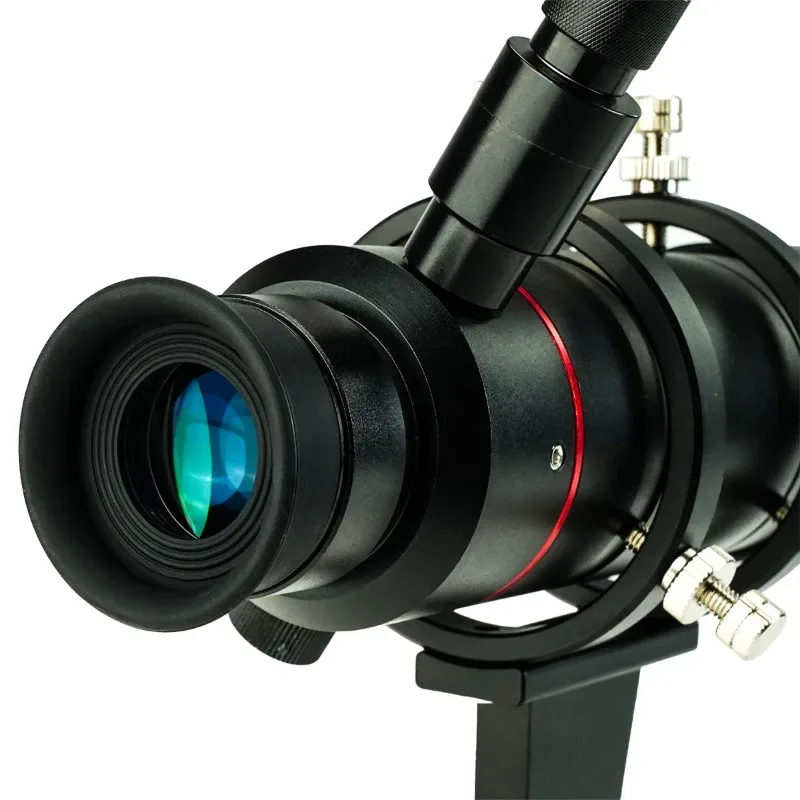 SV208 8x50 Illuminated Straight-Through Correct Image Telescope Finder Scope HD Viewfinder for Astronomy Observation Stable Use
