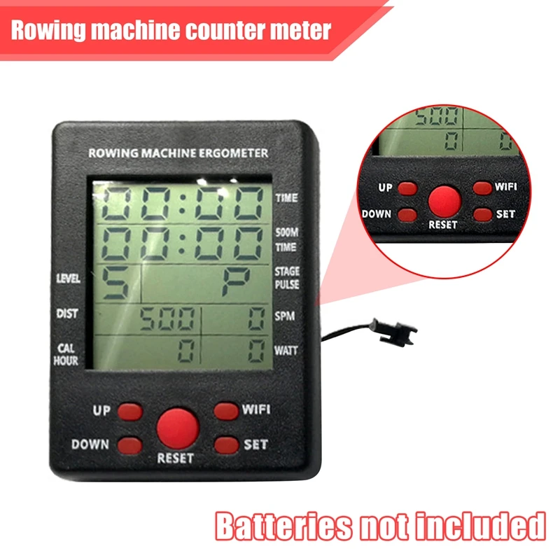 For Water Resistance Fitness Equipment Monitor Screen Machine Counter Rowing Machine Counter Meter Bluetooth APP