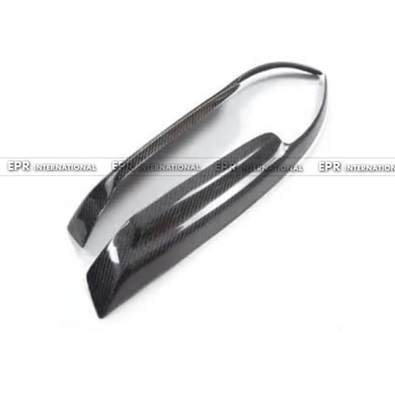 SAAR adecuado para Mitsubishi Evolution 7 8 9 modificación fibra de carbono faro embellecedor ceja línea luz delantera línea adicional