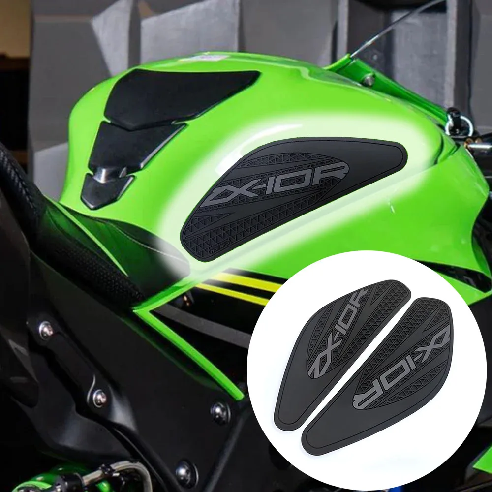 

Motorcycle Gas Knee Grip Traction Side Decorative Protector Anti Slip Tank Pad Sticker For Kawasaki ZX-10R ZX10R 2011-2023