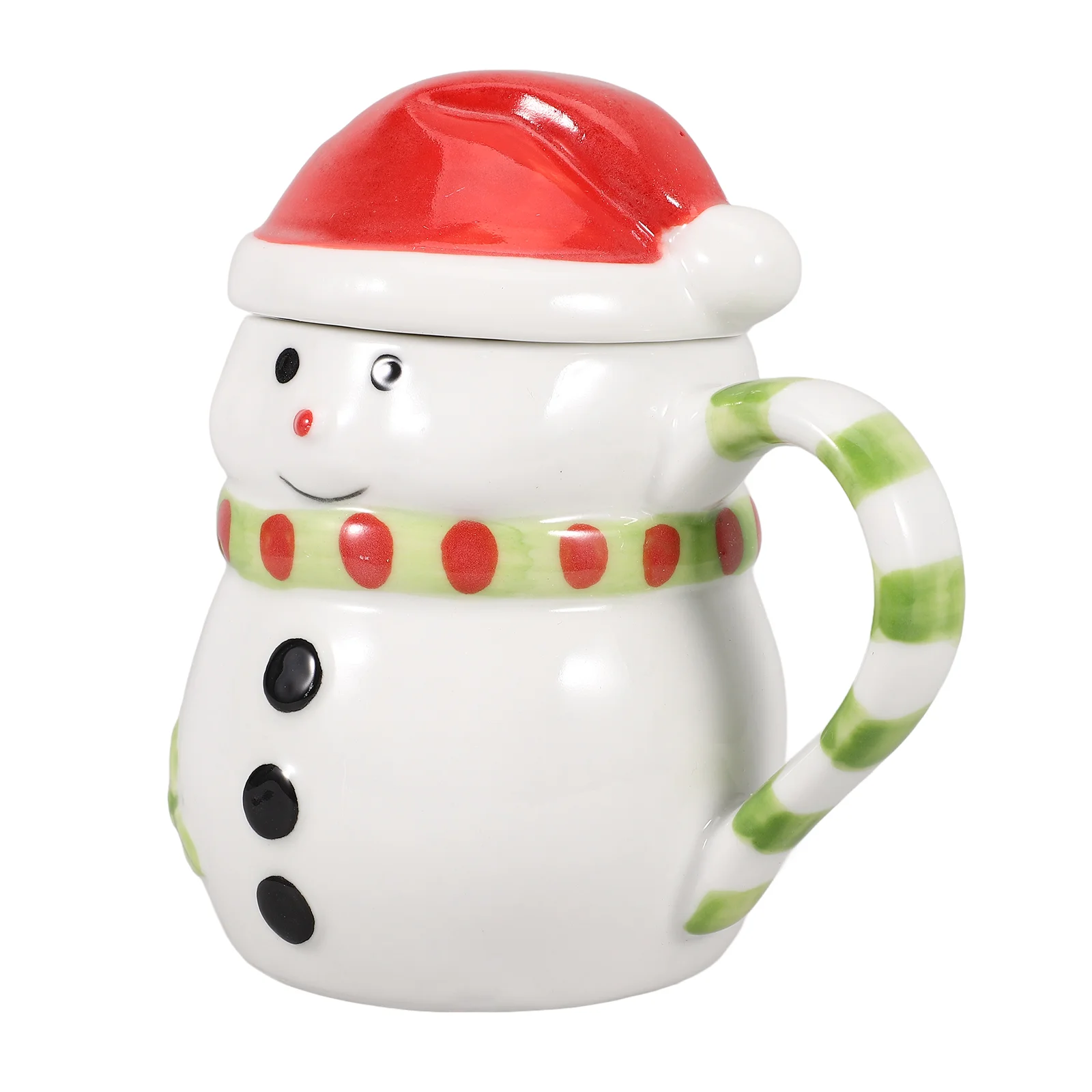 

Cute Snowman Ceramic Mug 400ml Christmas Design Water Cup Lid for Home Office Café Multi function Gift Idea Xmas Themed