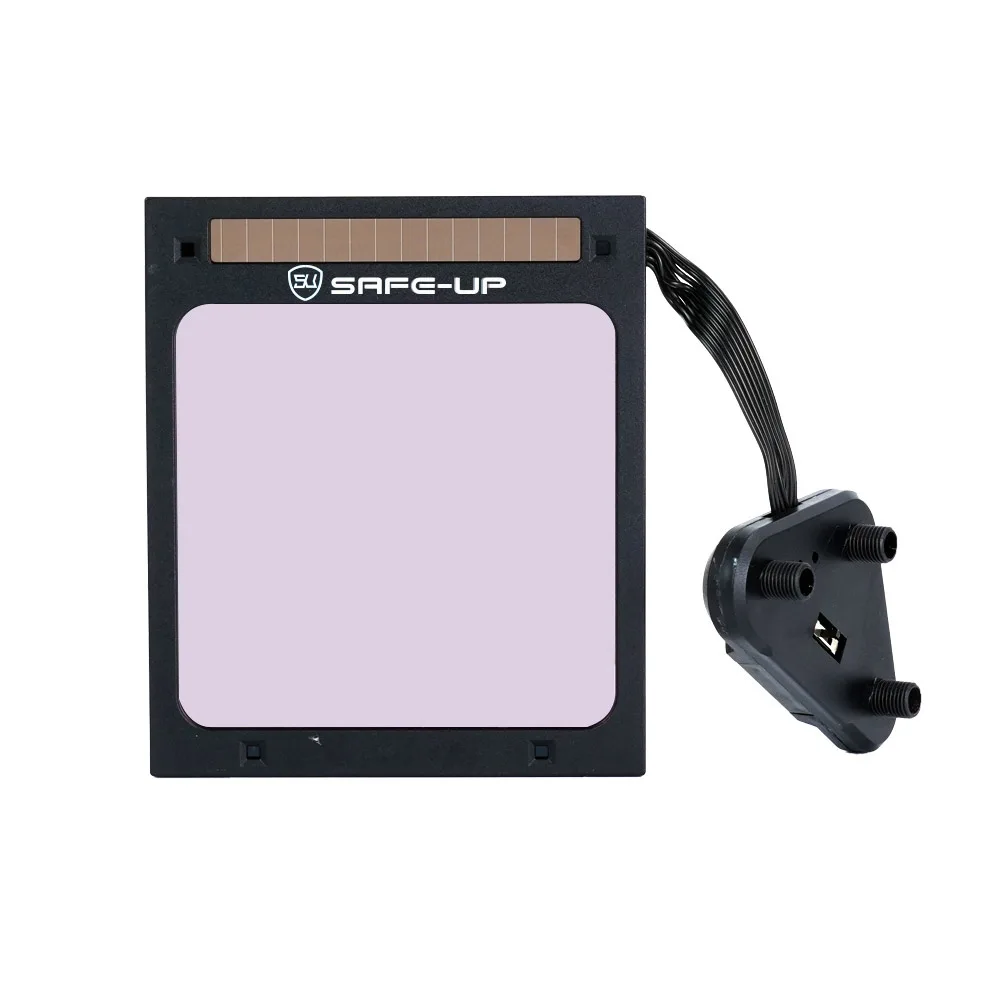 SAFEUP Welding Lens Filter True Color 1111 Large View 4 Arc Sensor DIN5-13 Solar Out Control Auto Darkening Welding Helmet Mask