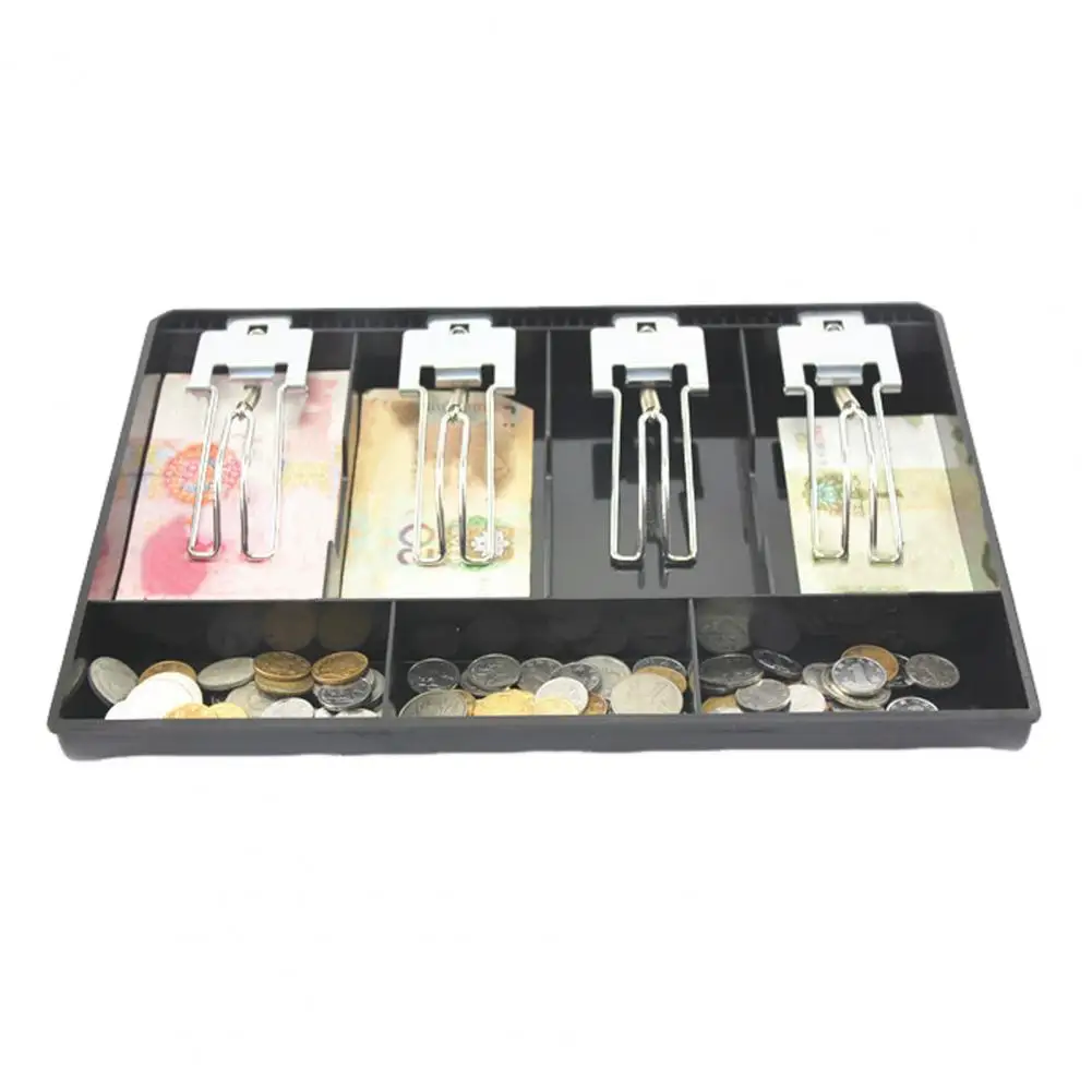 

Cash Drawer Tray Register Drawer Insert Tray Multiple Compartments Design Organizer Storage Box