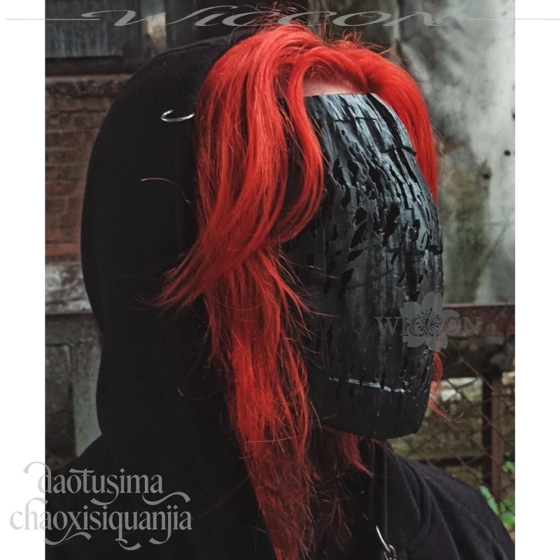 Roland Black Silence Cosplay Anime Game Library Of Ruina Horror 3D Polylactic Acid Mask Props Accessories 코스프레 Halloween Party