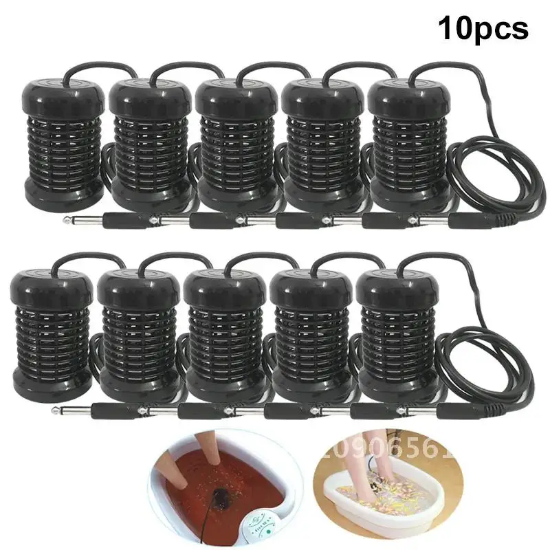 10pcs Foot Massager Ion Head for Detox Ionic Foot Bath Machine Spa Footbath Detox Arrays Aqua Cell Pedicure Massage Relaxation