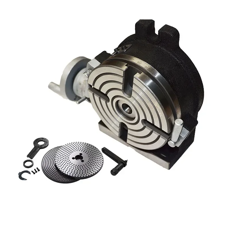 Horizontal and Vertical Rotary Table with DP-2 Dividing Plate for Cnc Drilling Milling Lathe Machine
