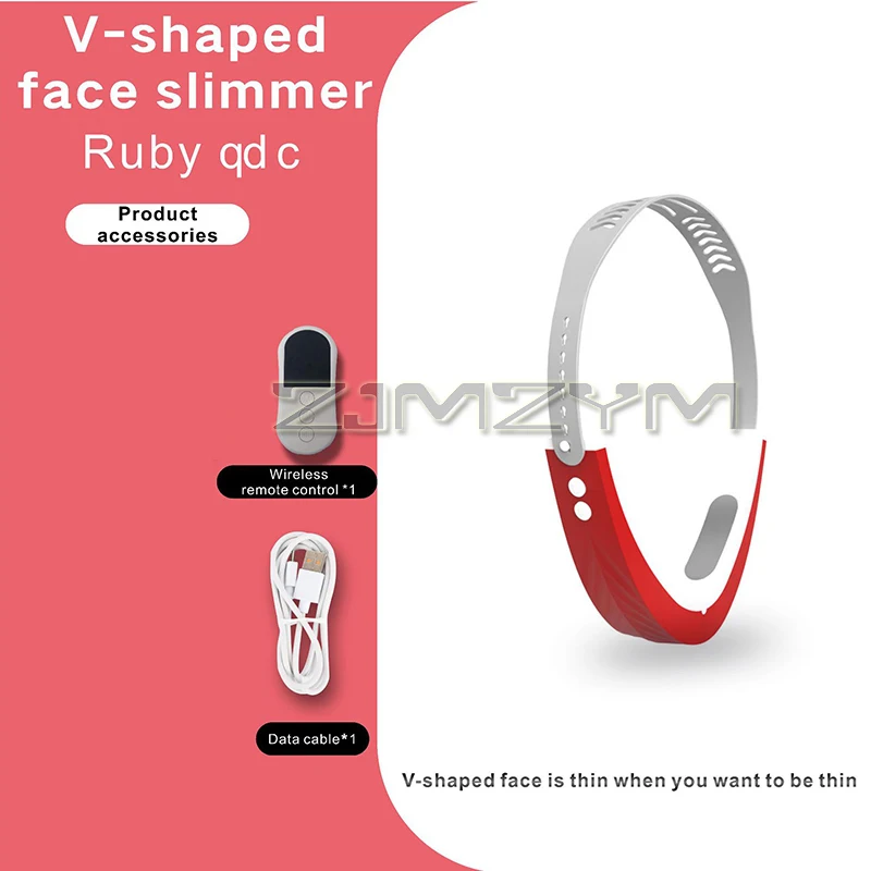 V-Face Beauty Instrument Microcurrent Lifting Vibration Massager Device Double Chin Remover V-Line Up Facelift Shaper Belt