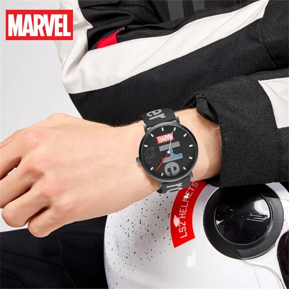 Marvel Men\'s Watches Waterproof Famous Wrist Watch for Men Luminous Quartz Watch Sport Wathes Men\'s Clock Reloj Hombre