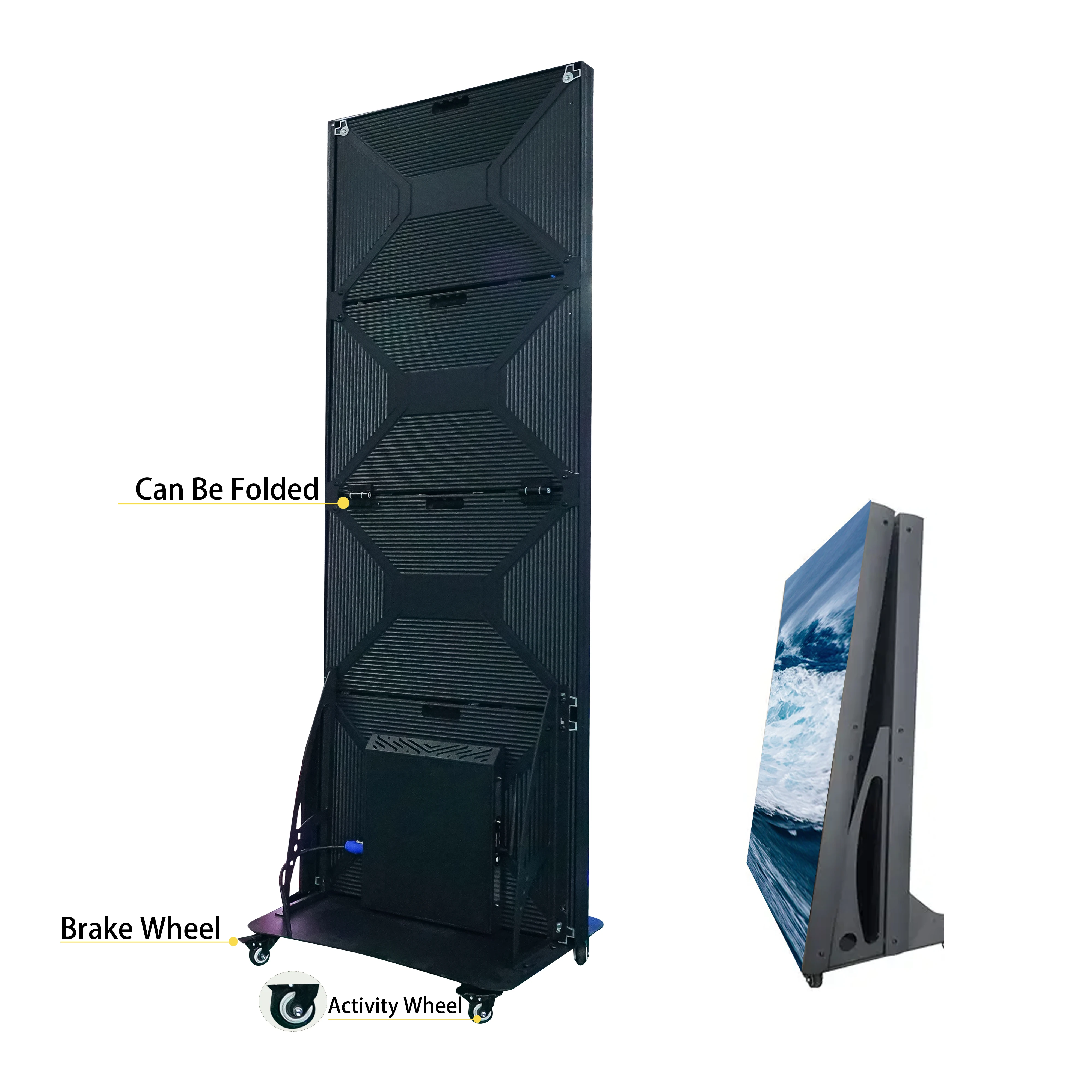 Customizable Outdoor Indoor Advertising Banner P1.86 P2 P2.5 P3 High Brightness Digital LED Poster Display Screen