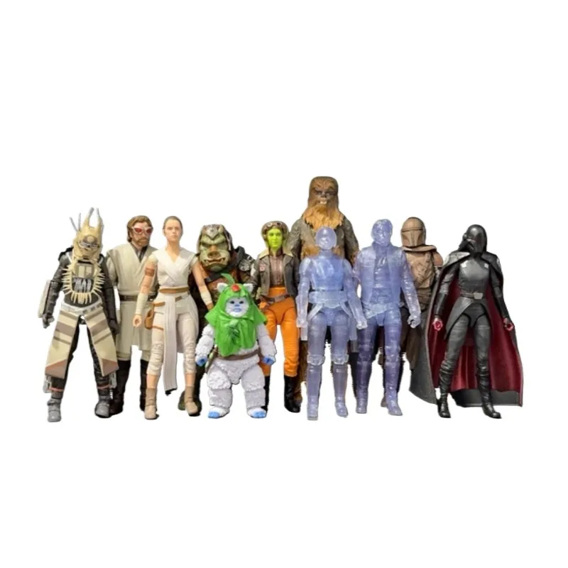 

Genuine Bulk 6 Inch Star Wars Mandalorian Chewbacca Piggyback Trooper Action Figures Children's Toys Birthday Gift