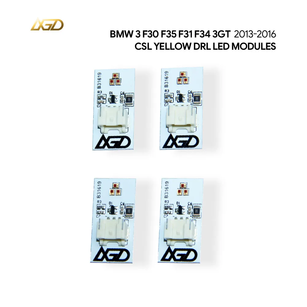 

Angel Eyes CSL Yellow DRL LED Boards For 2012-2015 BMW F30 F31 F34 F35 3 series Xenon Headlight