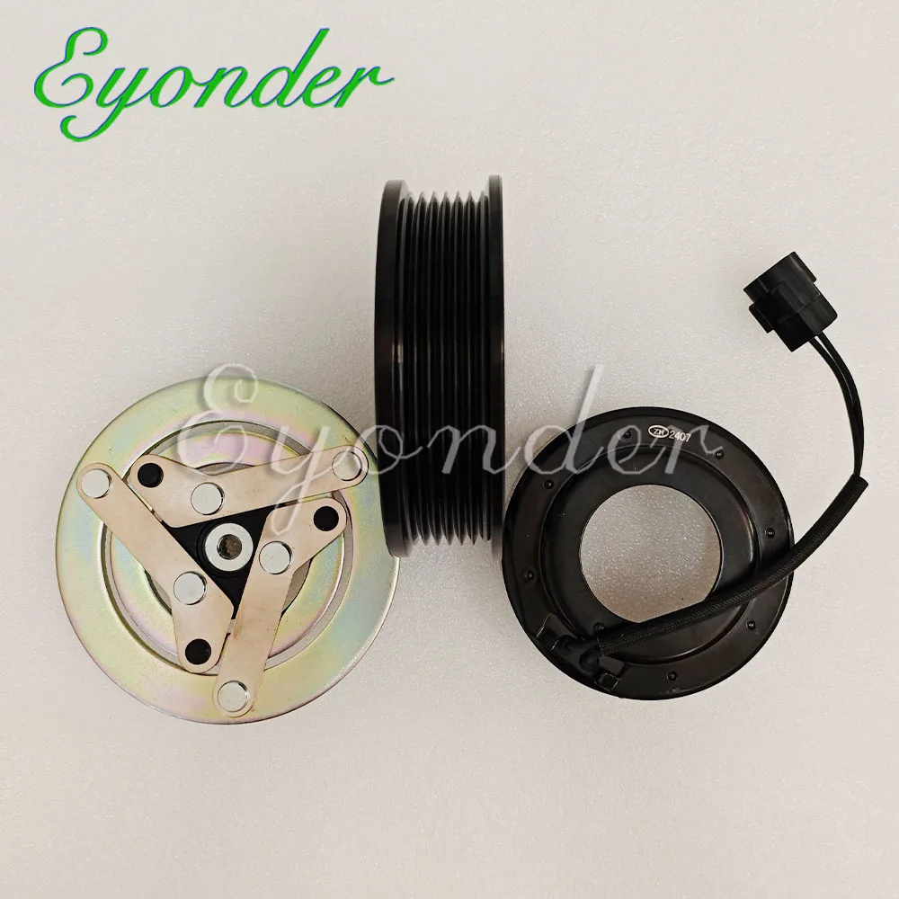 A/C AC Air Conditioning Compressor Clutch Pulley Coil Hub Set for Lada Granta Kalina 21900811101200 8FK351339461