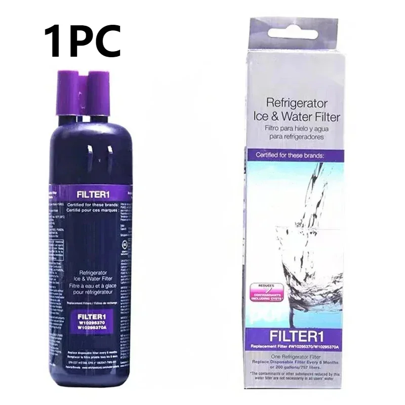 1Pcs Refrigerator Ice Water Filter For Whirlpool W10295370 W10295370A FILTER1 Kenmore Maytag KitchenAid Amana Jenn-Air