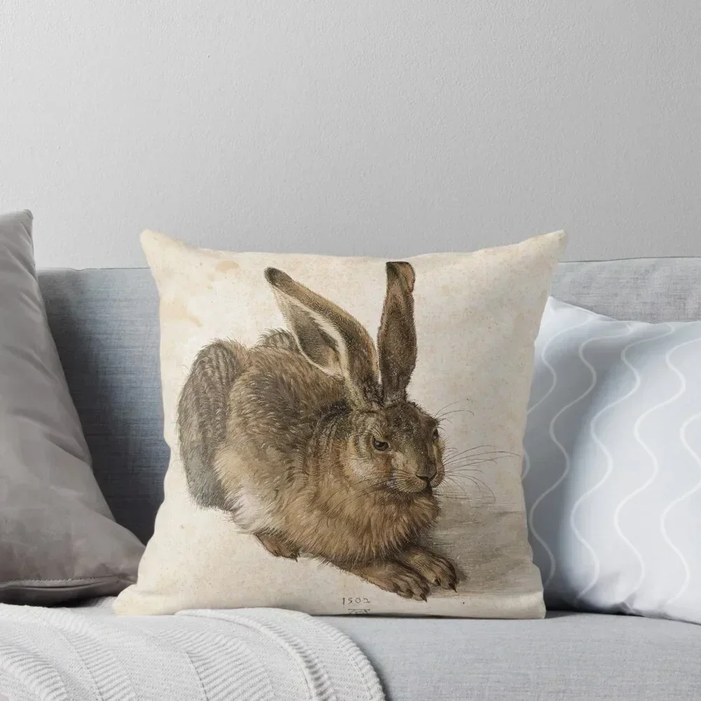 Young Hare by Albrecht Durer Throw Pillow Decorative pillow case Cushions Home Decor pillow