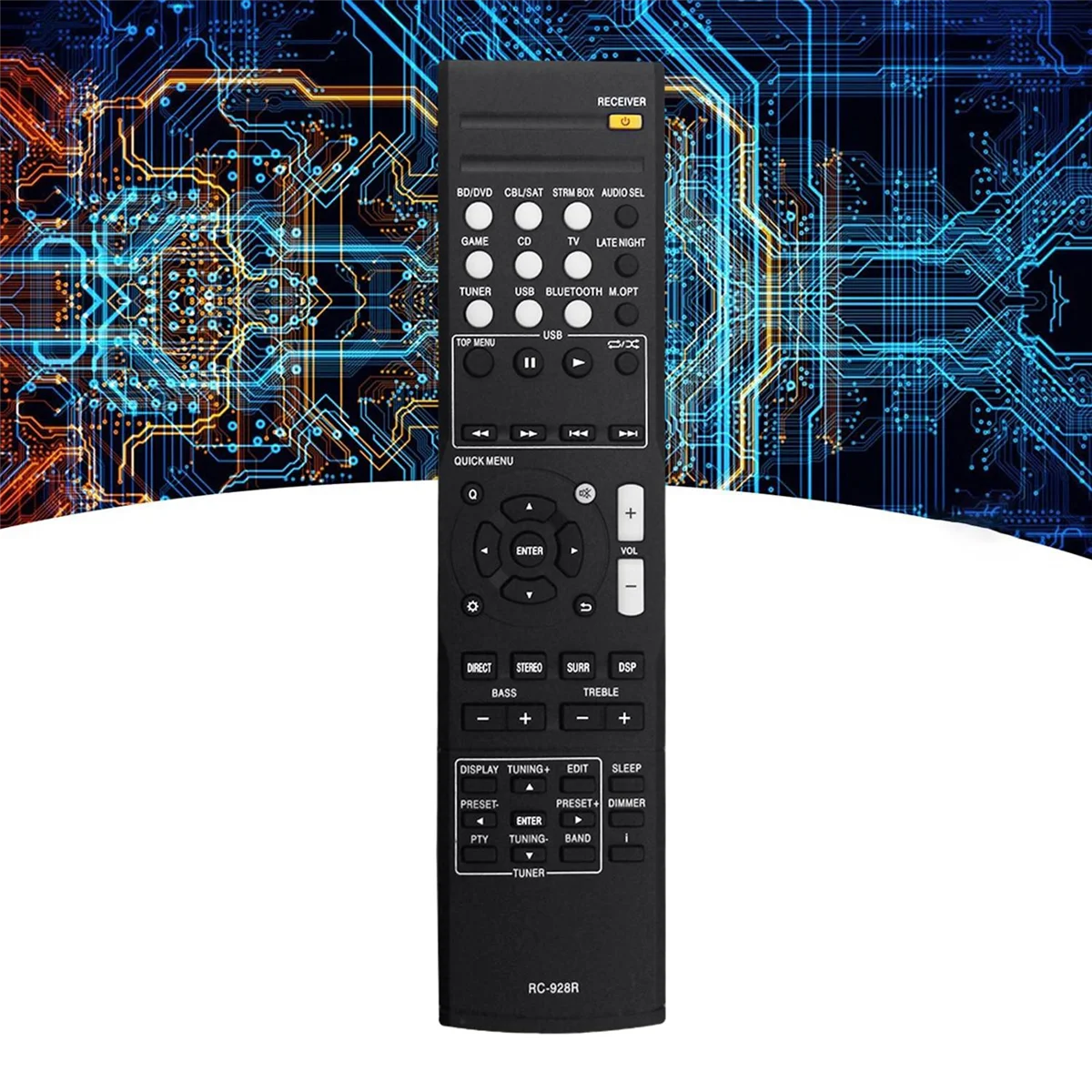 RC-928R Remplacer Télécommande pour Onkyo AV Récepteur HT-S3900 HT-R397 TX-SR373