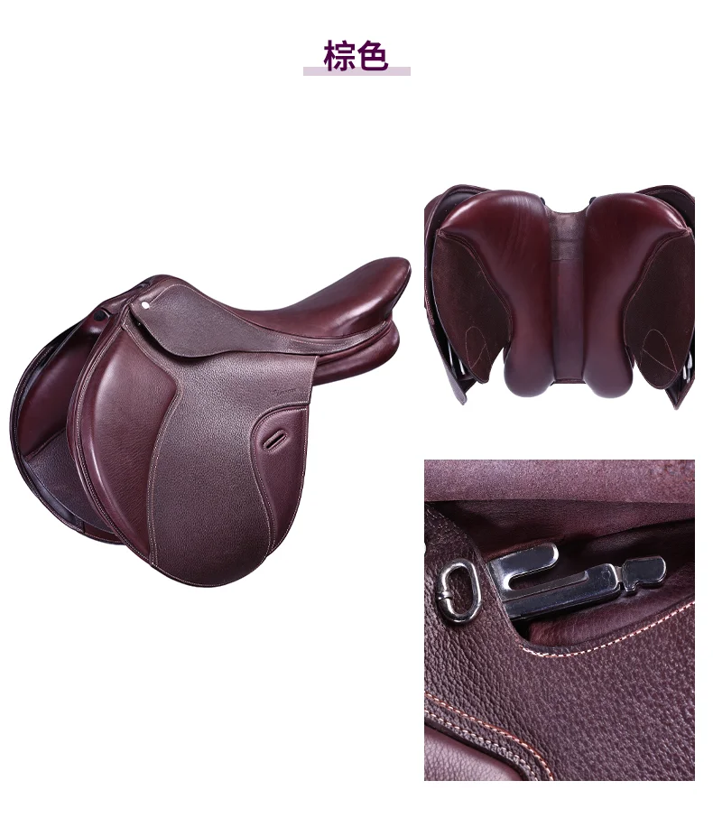 седло для лошади Buffalo Leather Equestrian Harness Adjustable Comprehensive Saddle