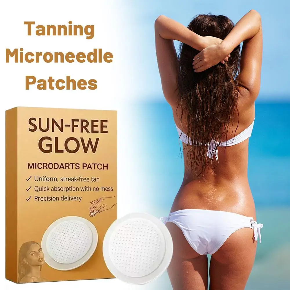 

10pcs/box Purevlab Sun Free Glow Patches Natural purevlab Tanning Patches Self-Tanning Quick Absorption Sunless Tanner