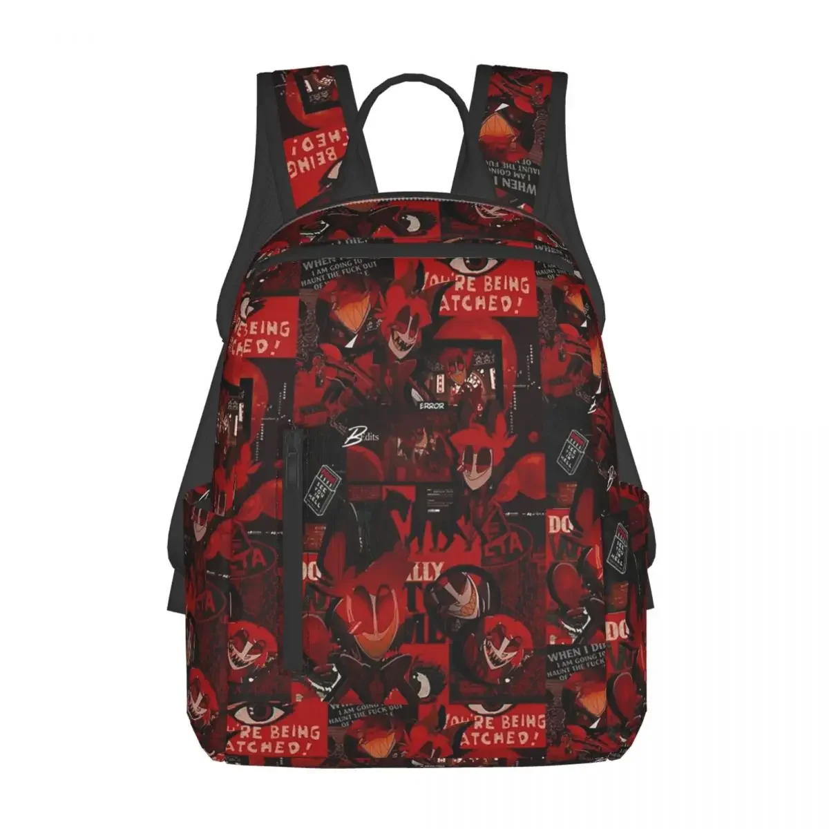 

Alastor Error Backpack Daypack Large Capacity Boys Girls BookBag School Bag Shoulder Bags for Men Women