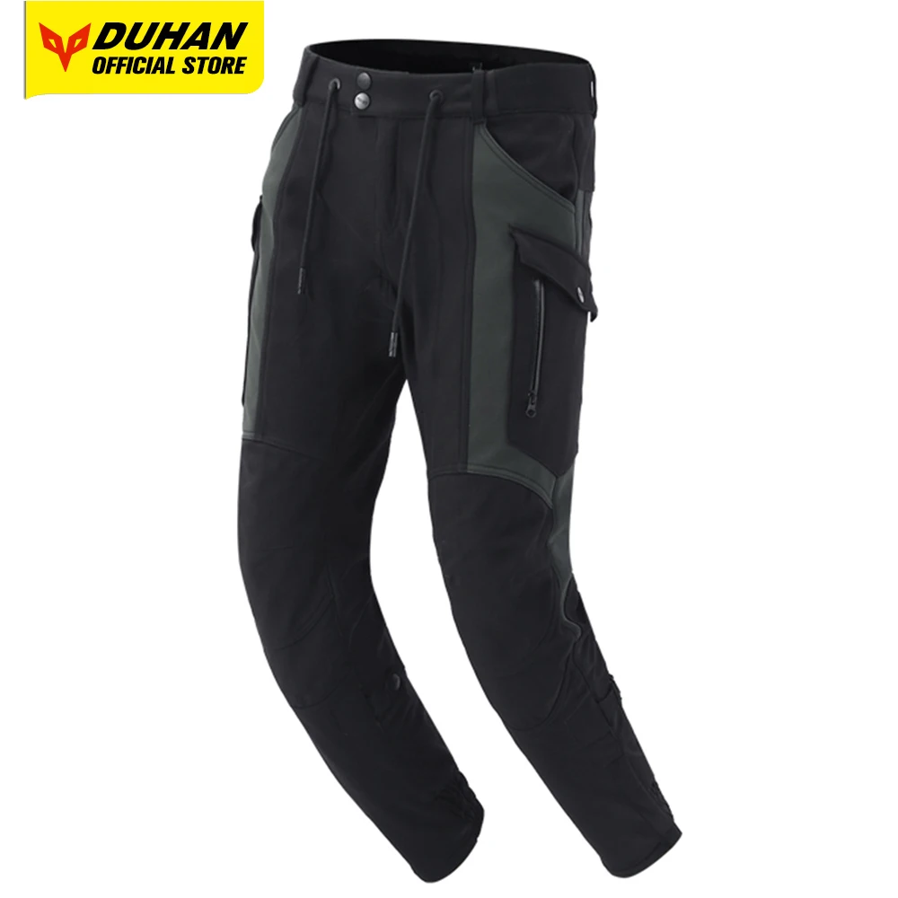 Winter Warm Motorbike Pants Night Reflective Motocross Riding Pants Windproof Motorcycle Pants Protective Gear