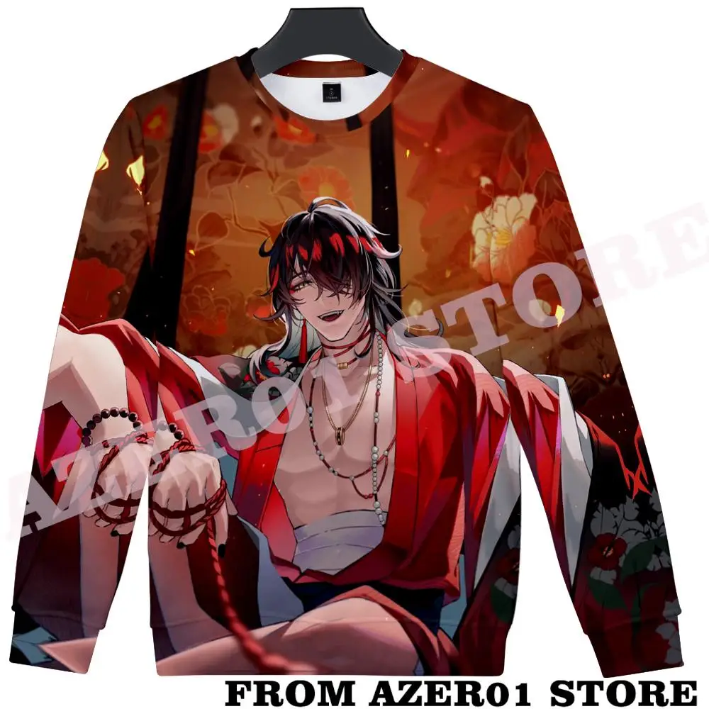 

HOLOLIVE VTuber Vox Akuma Merch CREWNECK 3D autumn winter Men/Women casual Kawaii Round sweatshirt Hoodies