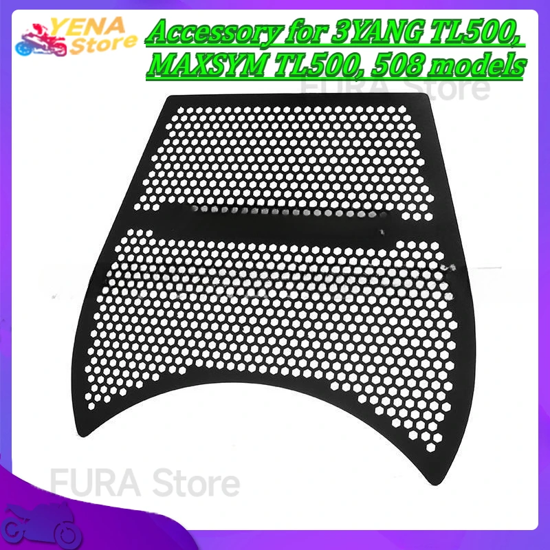 

Motorcycle radiator guard grille cover protector water tank guard cover accessory for 3YANG TL500, MAXSYM TL500, 508 models